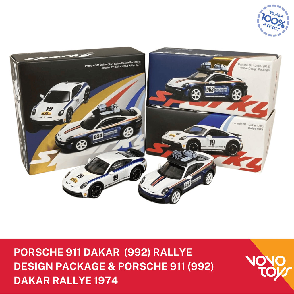 Tiny X Sparky Porsche 911 Dakar & 911 Dakar Shell #19