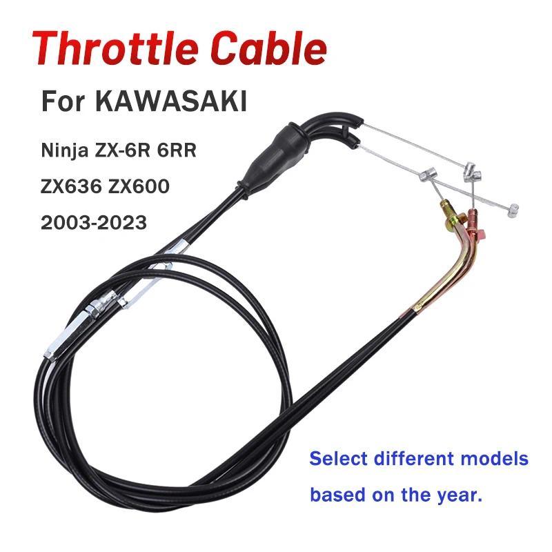 Kabel Gas Motor Untuk KAWASAKI Ninja ZX6R ZX6RR ZX636 ZX600 ZX 6R 6RR 636 600 2003 2004 2005 2006 20