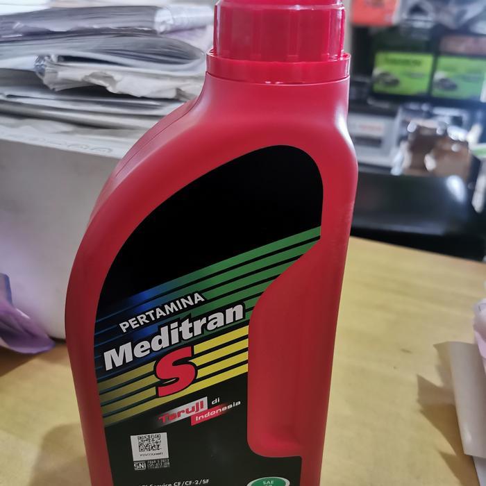 OLIE MEDITRAN S KEMASAN 1 LITER SAE 40/OLI MEDITRAN S 1 LTR