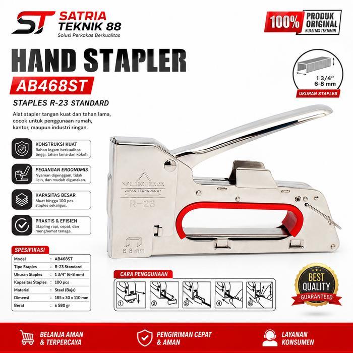 YUKIDO STAPLES R23 Staples Jok Motor Mobil Triplek Stapler Tembak Gun Tacker Staples Sofa, Staples J