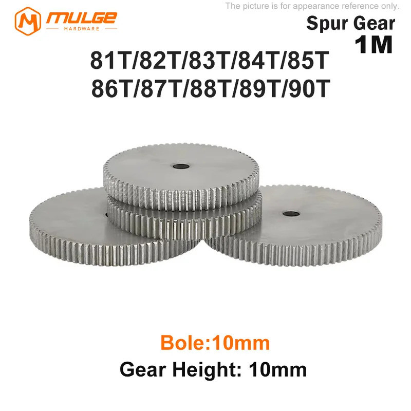 Gigi Spur 1M-81T/82T/83T/84T/85T/86T/87T/88T/89T/90T SC45 #   Aksesoris Transmisi Gigi Silindris Bah