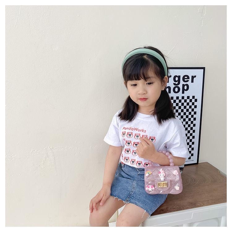 Tas Jelly Glossy Mini Boneka Anak | Tas Jelly Anak