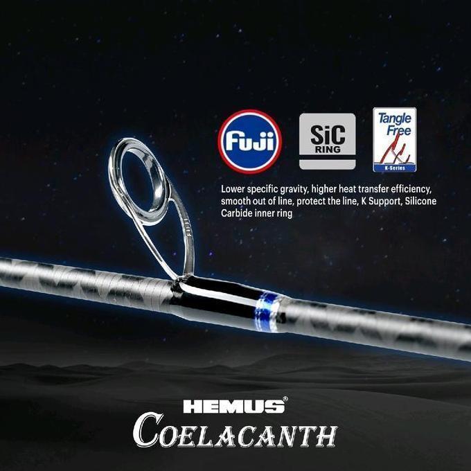 Joran Pancing Cast Jigging Hemus Coelacanth 180Cm Full Fuji
