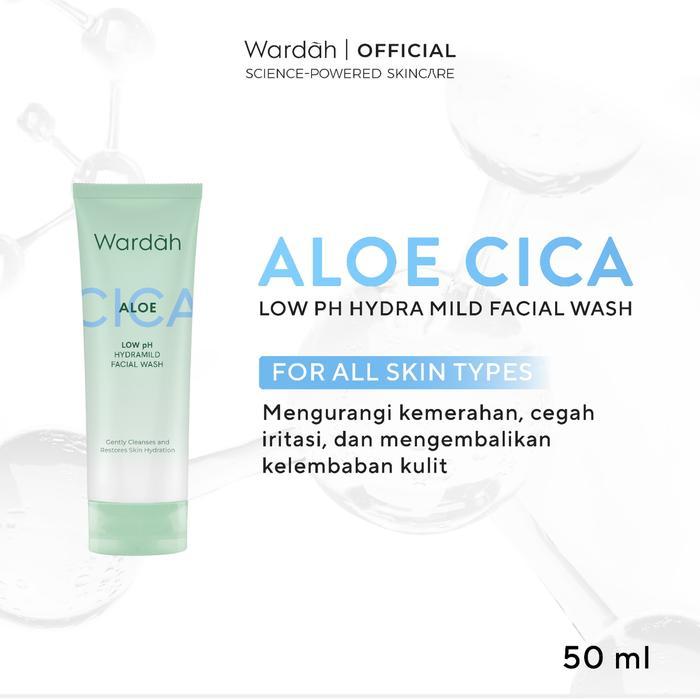 WARDAH Facial Wash All Series - Acnederm, C-Defense, Lightening Lightplus, Perfect Bright Now, Natur