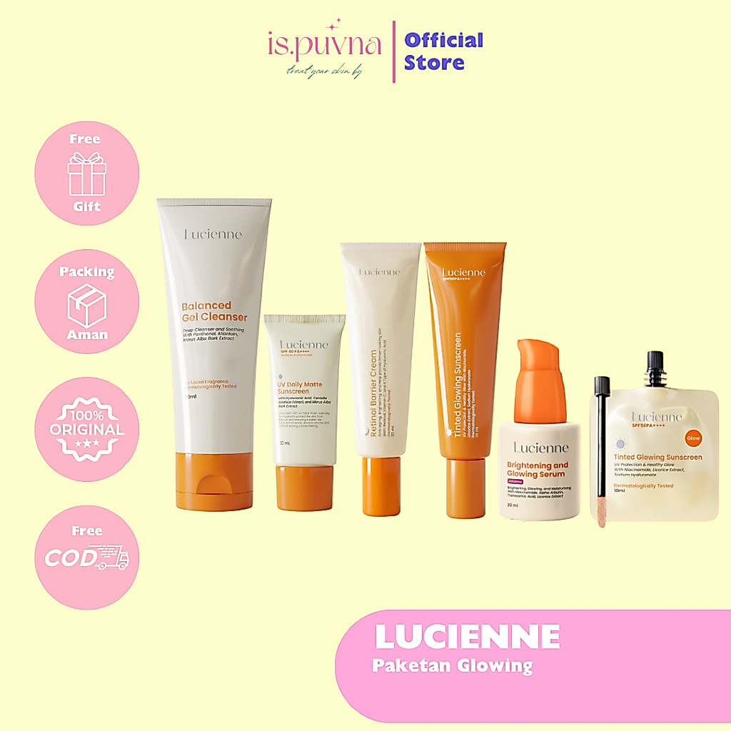 PAKETAN LUCIENNE | SUNSCREEN LUCIENNE | LUCIENNE RETINOL