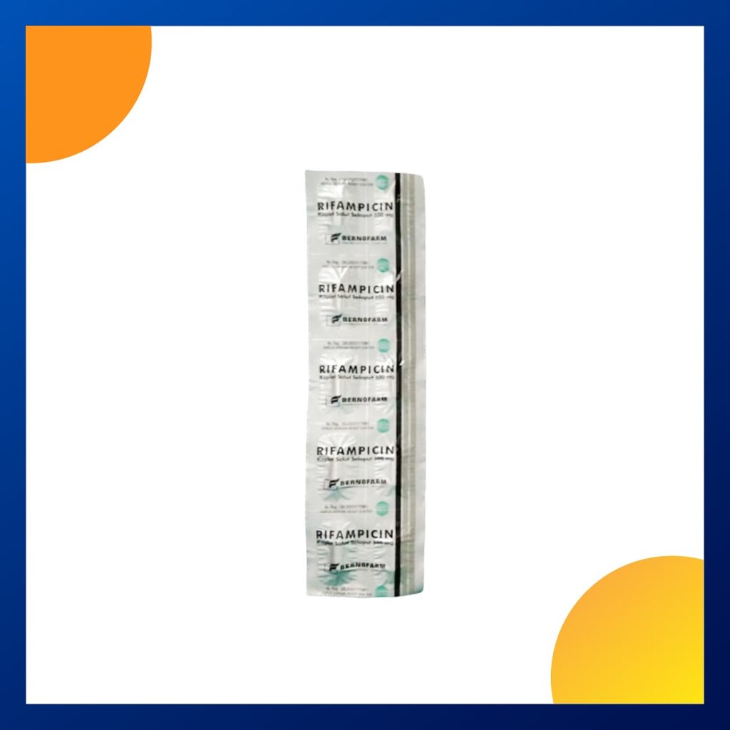 RIFAMPICIN GENERIK_01 600 MG 1 STRIP @ 10 KAPLET SALUT SELAPUT