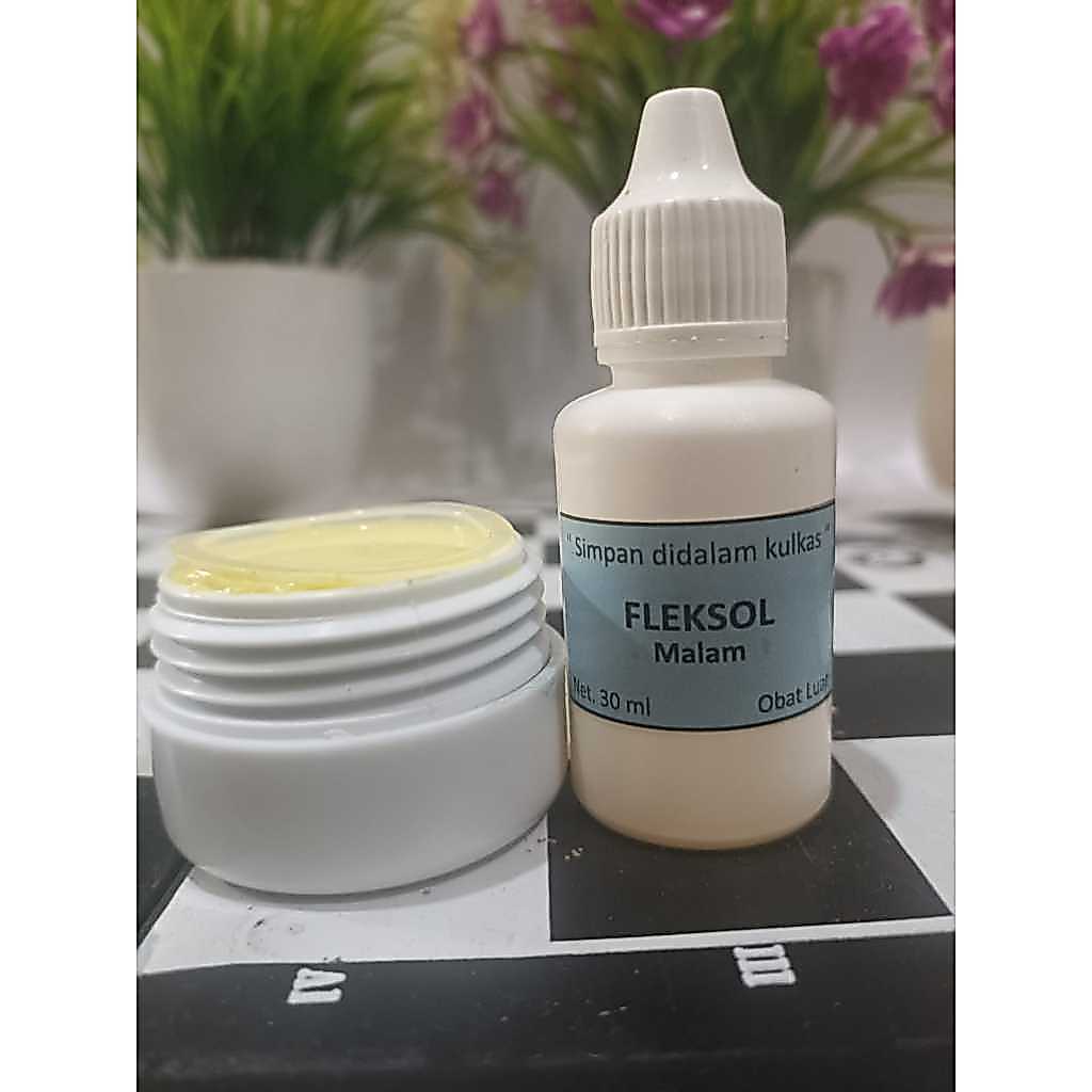 Cairan Flek + Cream  Flek Ampuh - Fleksol +Cream Malam 01