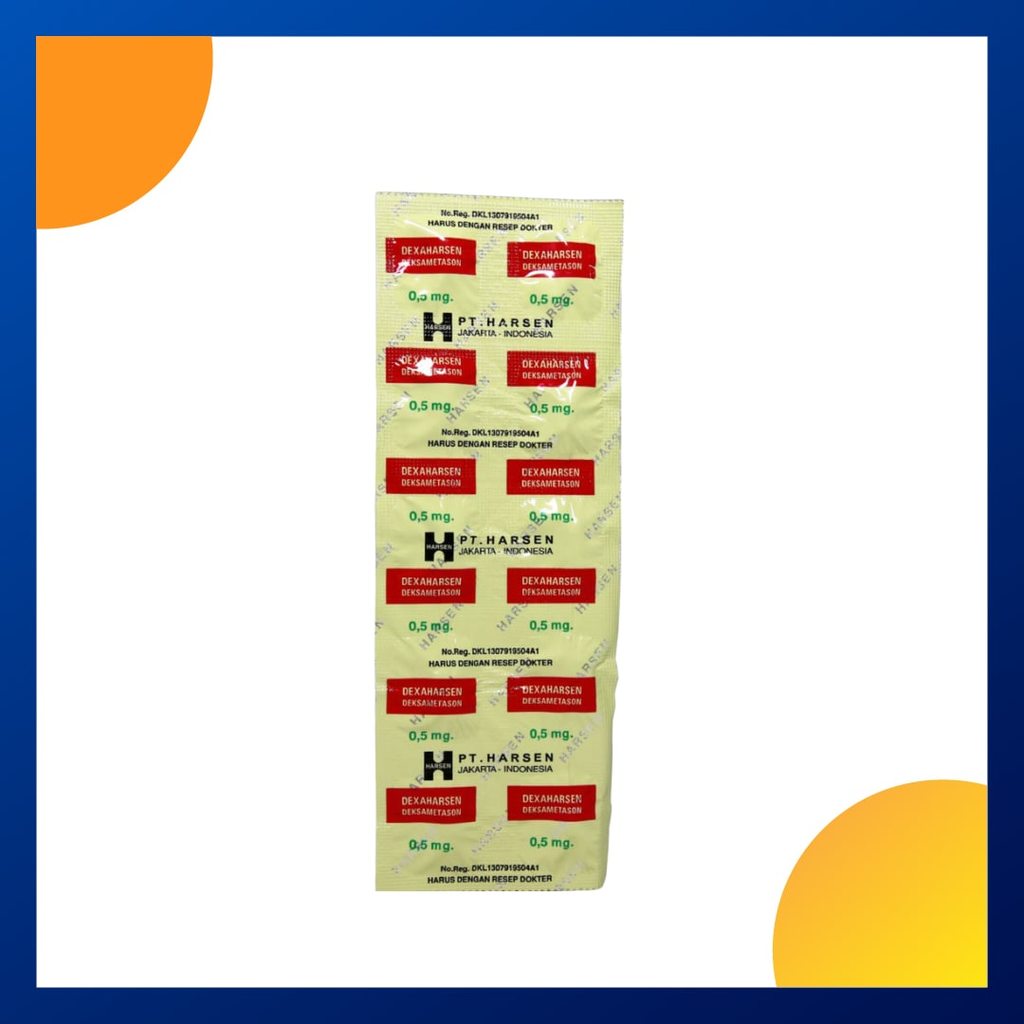DEXAHARSEN 0.5 MG 0.5 MG 1 STRIP @ 10 KAPLET