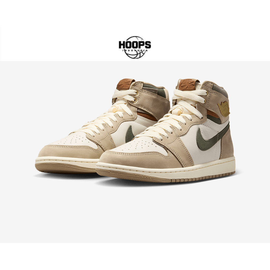 Nike Air Jordan 1 Retro High OG Khaki FD2596-201 Sepatu Basket wanita original | Hoops Indonesia