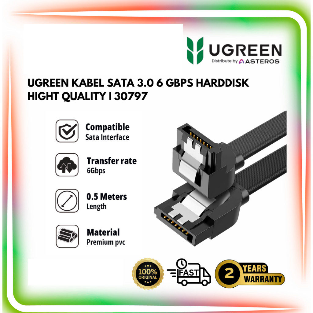 UGREEN Kabel Sata III / Sata3 to Hardisk / SSD PN 30797