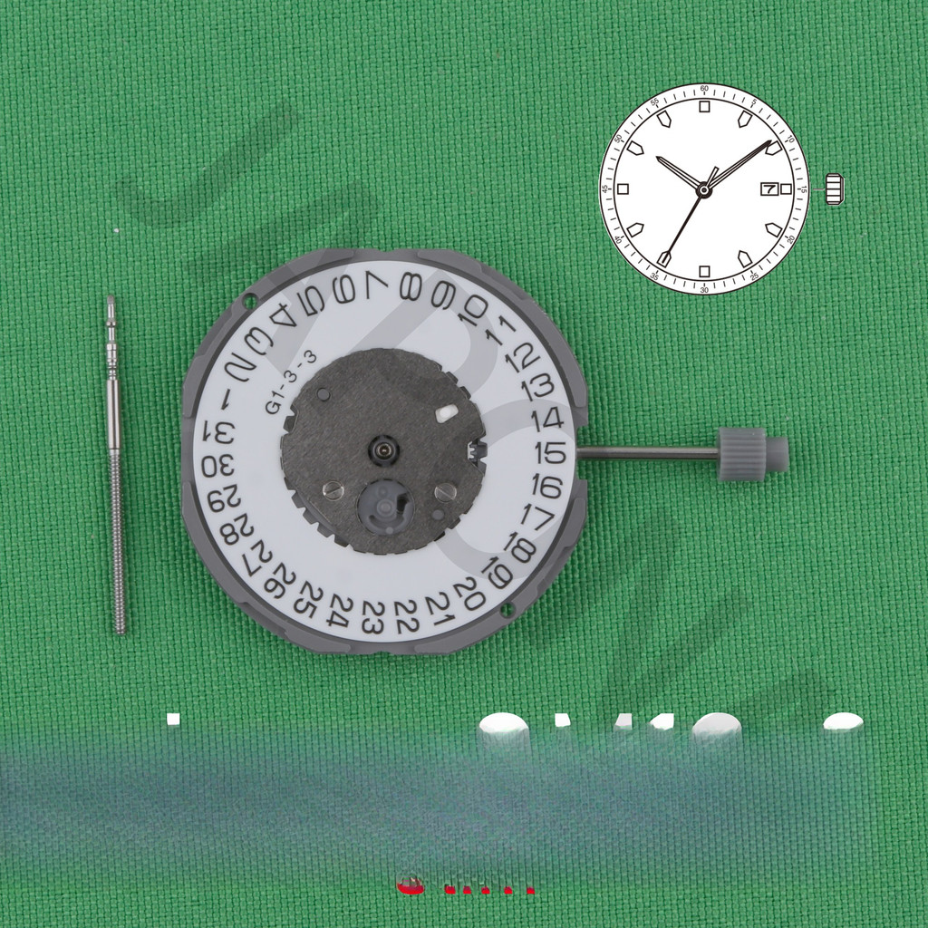 GM12 movement miyota GM123 movement japan movement Slim movement Slim  3 Hands Date
