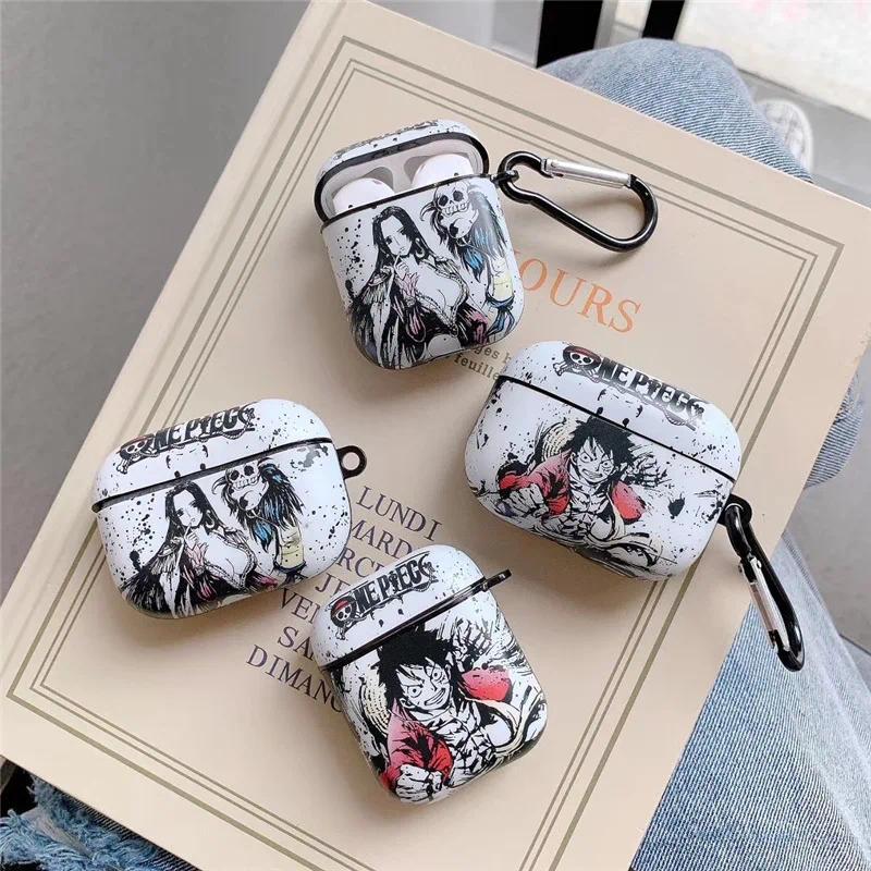 For Airpods Pro 2 Case,ONE PIECE Luffy Zoro 3D Anime TPU Protective Earphone Cover For Airpods 3 2 1