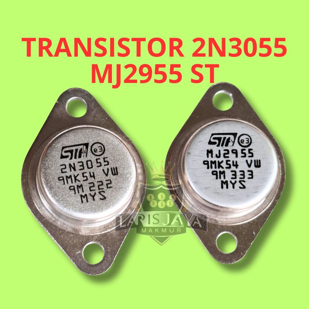 Transistor Jengkol 2N 3055 MJ 2955 ST Malaysia Original Komponen TR Final