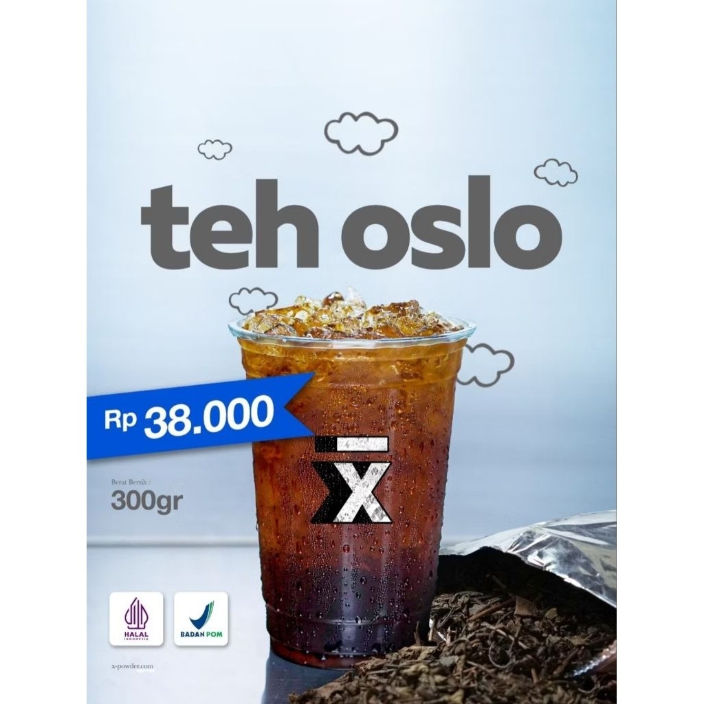 X Powder - Teh Oslo Racikan Teh Solo 300 gr