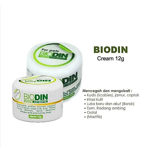 Biodin Cream obat salep kulit hewan