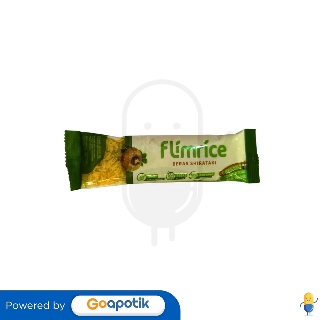 

Flimrice Beras Shirataki 40 Gram Sachet