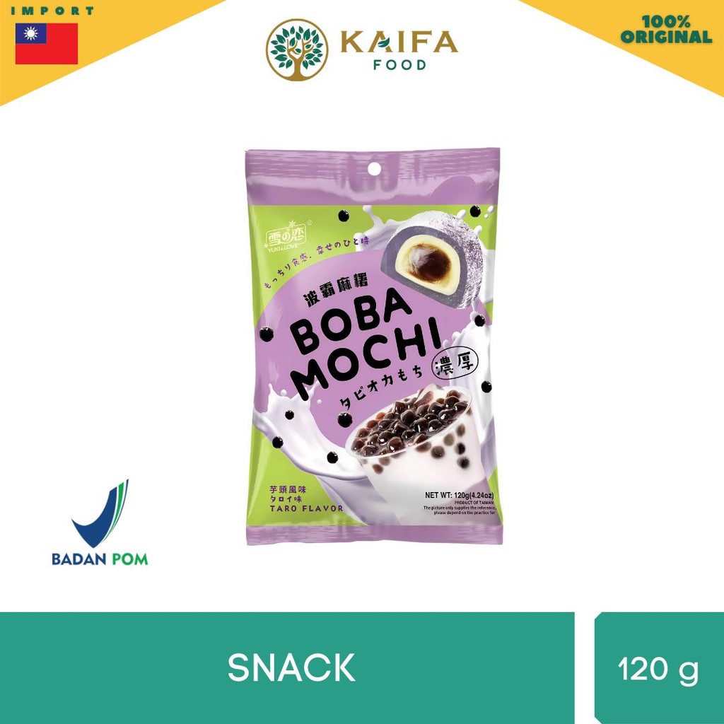 

Yuki & Love Boba Mochi khas Taiwan