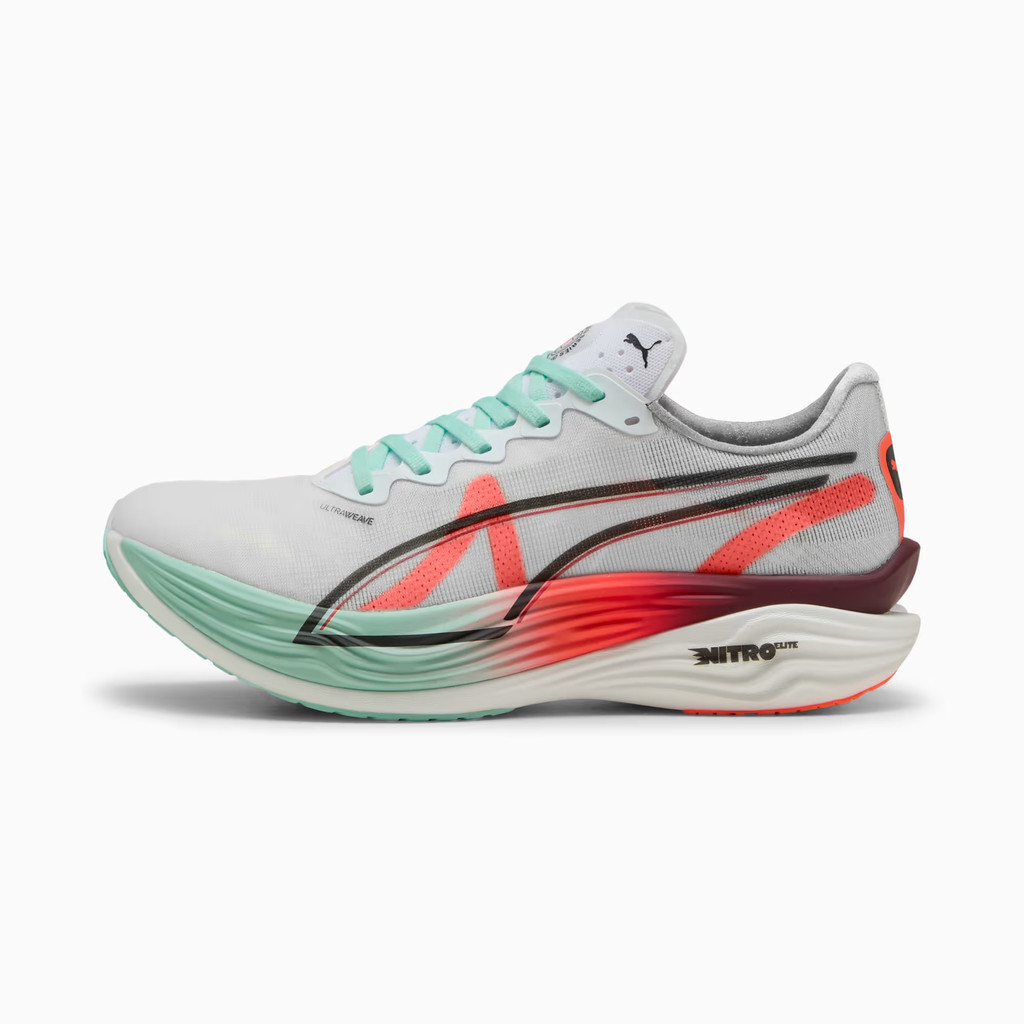 Puma Sepatu Running Deviate Nitro Elite 3 Hyrox - Glowing Red/Puma White