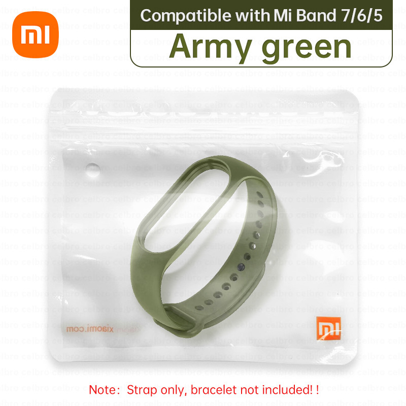 Original Strap for Xiaomi Mi Band 7 Sport Bracelet Watch Silicone Wrist Strap Mi Band 7 NFC Miband T