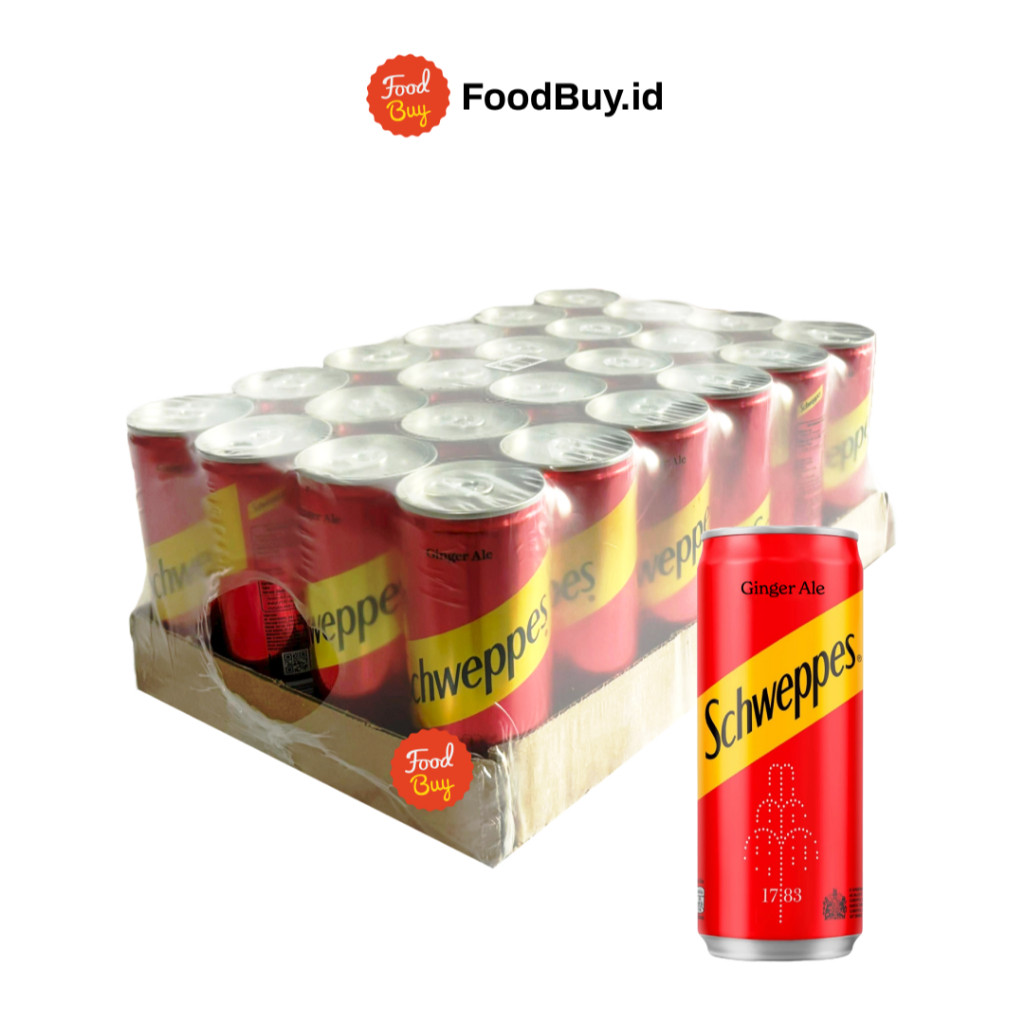 

Paket 1 Dus - Schweppes Ginger Ale Can 250 ml