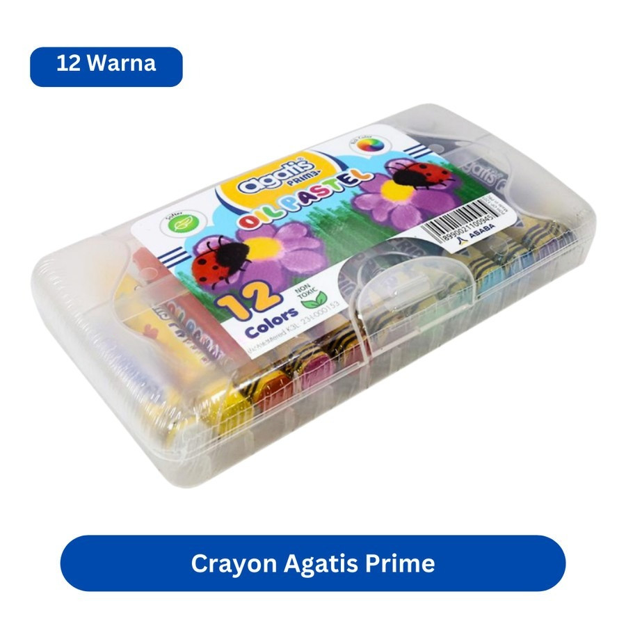 

Krayon / Crayon Agatis Prime 12 Warna POH-OP-1201 Oil Pastel Crayon Minyak