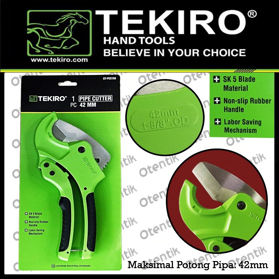

BIG SALE!!!!! TEKIRO GUNTING PIPA PVC 42MM - ALAT POTONG PIPA 42 MM - PIPE CUTTER