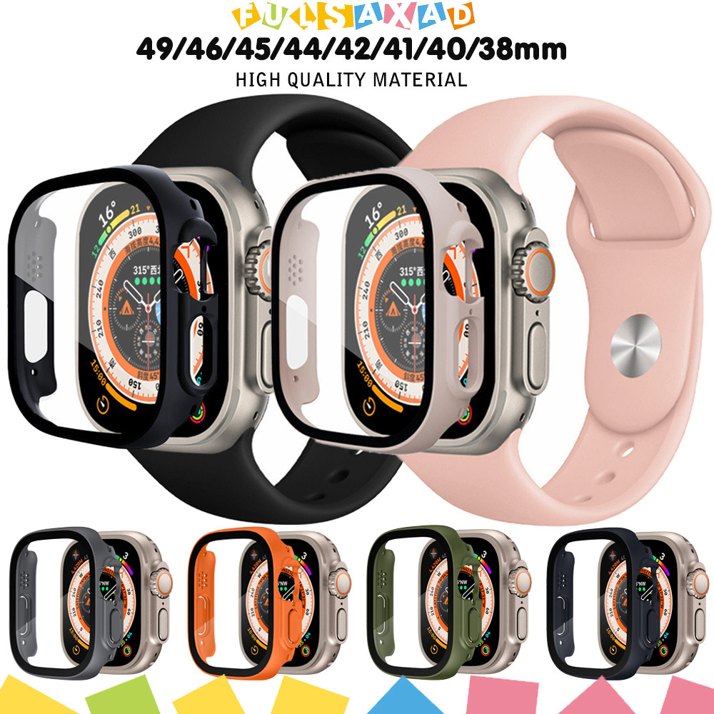 Silicone Strap Case for Apple Watch Ultra 3 2 Iwatch Series 11 10 9 8 7 SE 3 2 6 5 4 49 46 45 41 44 