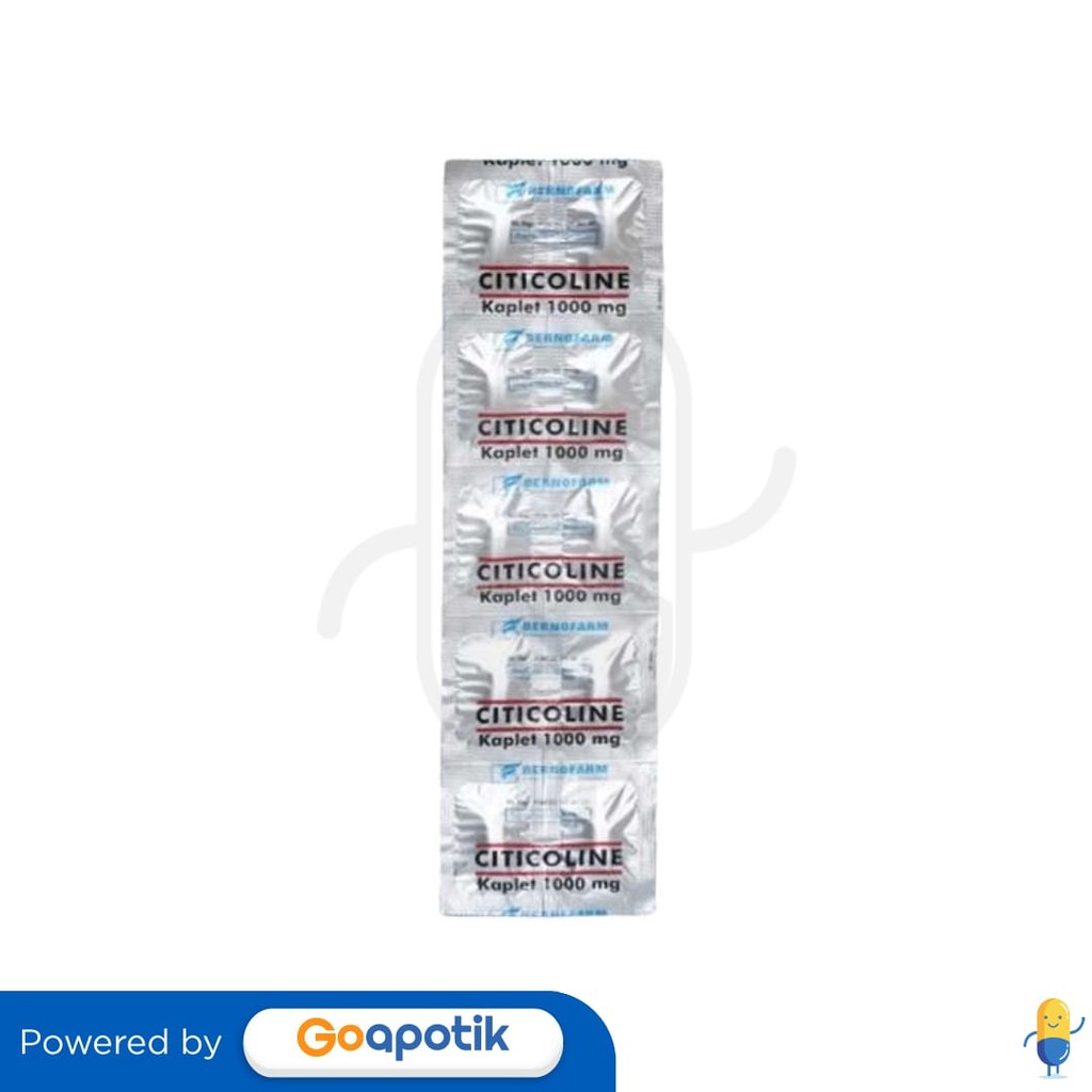 Citicoline Bernofarm 1000 Mg Strip 10 Kaplet