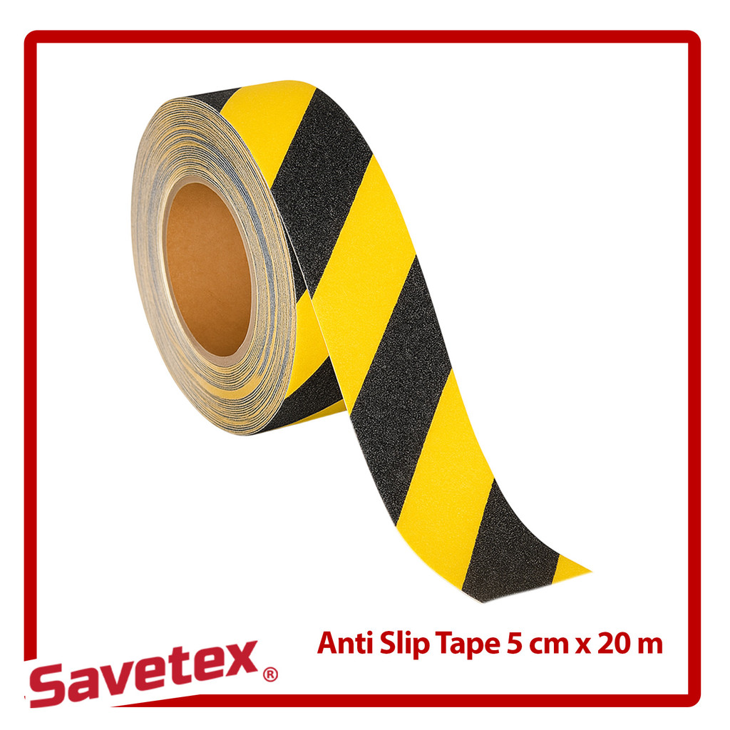 

Anti Slip Tape / Lakban Anti Licin Kuning Hitam 5 cm x 20 Meter