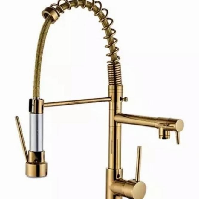 kran pantry panas dingin gold / kran tarik gold