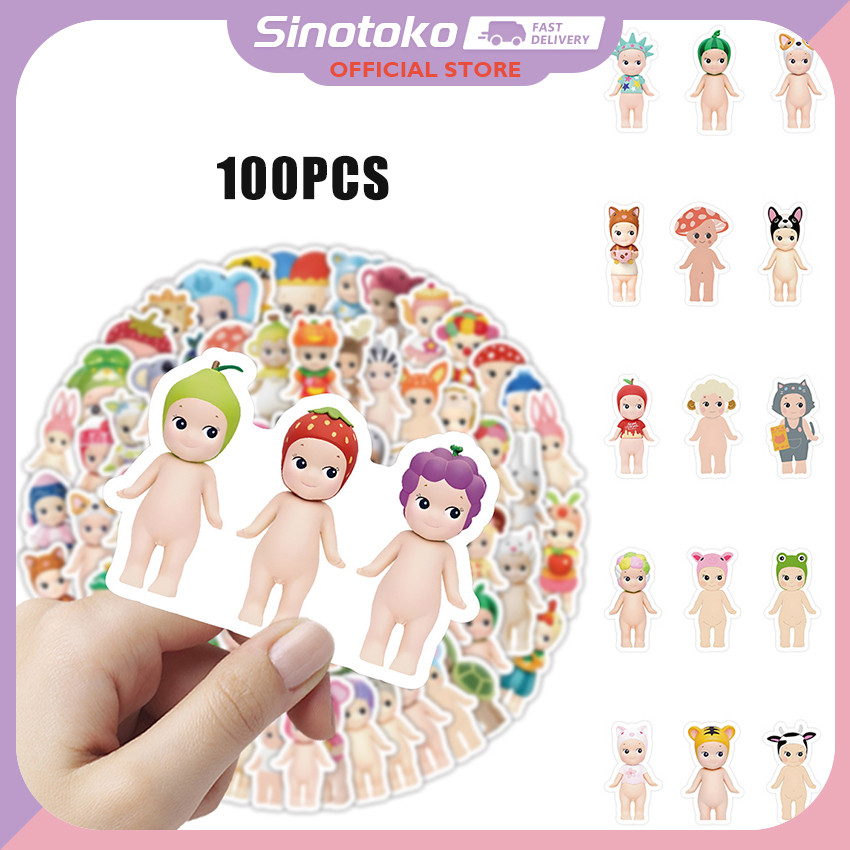 

Sonny Angel Sticker Pack isi 100 Pcs – Stiker Vinyl Tahan Air Lucu, Cocok untuk DIY Dekorasi Helm, Koper, Skateboard, Handphone, Laptop & Notebook