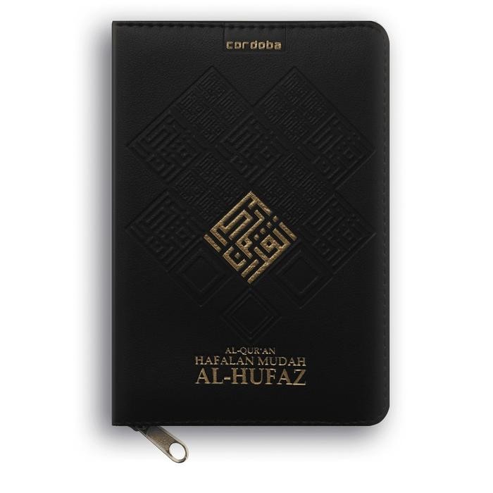 

Al Quran Hafalan Mudah Al-Hufaz A6 Resleting Terjemah Tajwid Warna - Cover Hitam