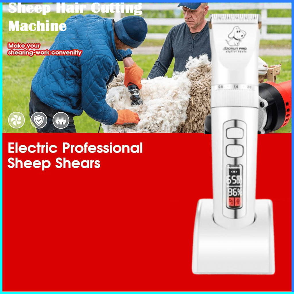 PUSAT Baorun P9 Putih Alat Cukur domba garut Elektrik / mesin cukur kambing domba garut kucing