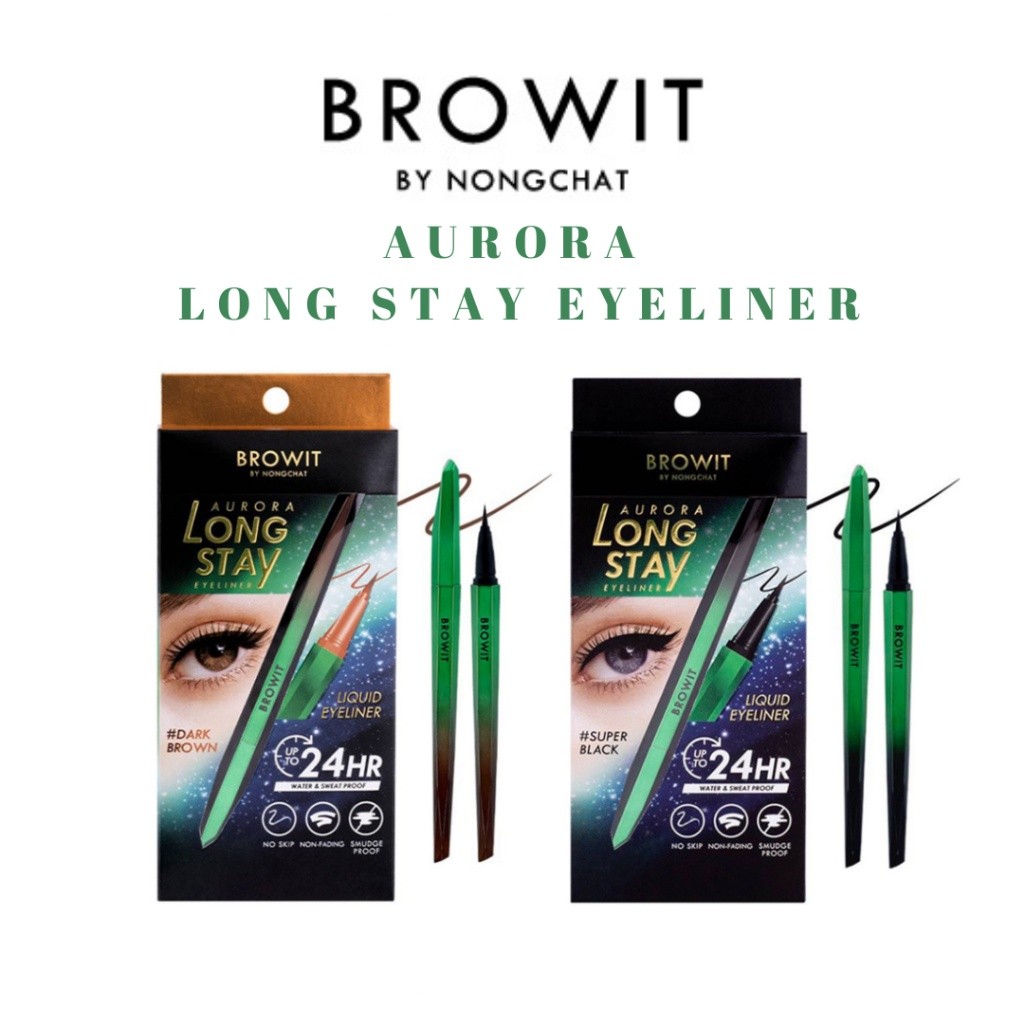 Browit Aurora Long Stay Eyeliner by Nongchat | Best Eyeliner | Eyeliner Browit | Browit by nongchat 