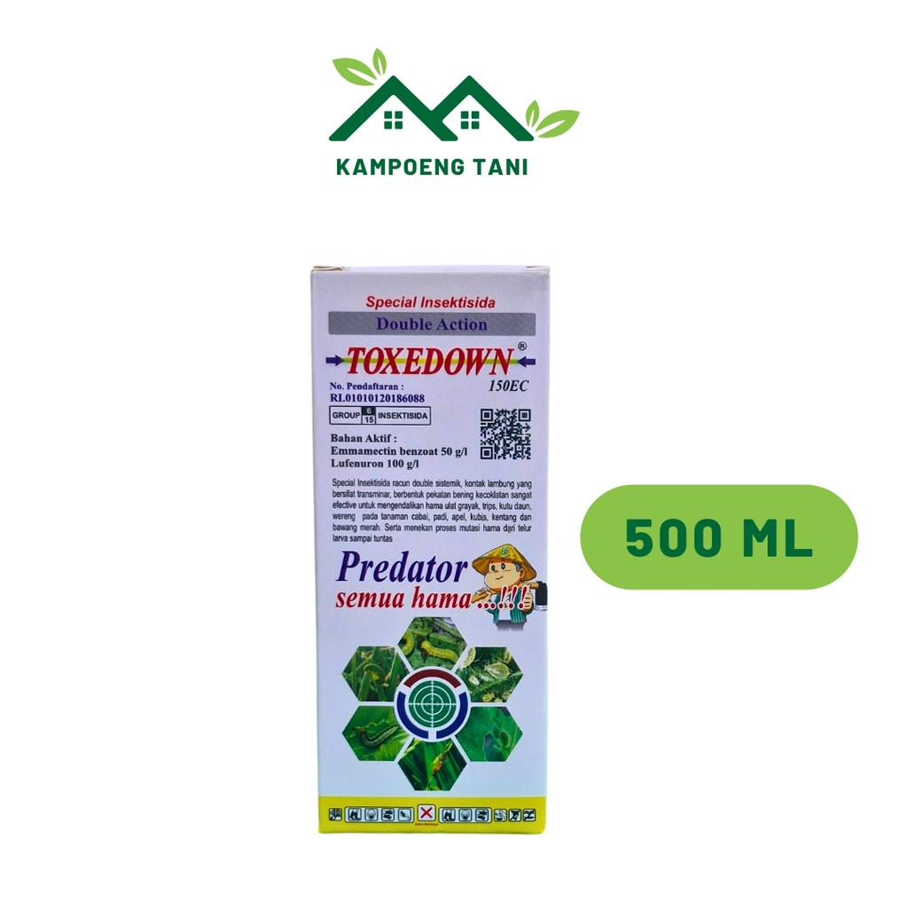 TOXEDOWN 150EC 500ml Insektisida Kontak Originaldengan Bahan Aktif Ganda Sangat Efektif Untuk Mengen