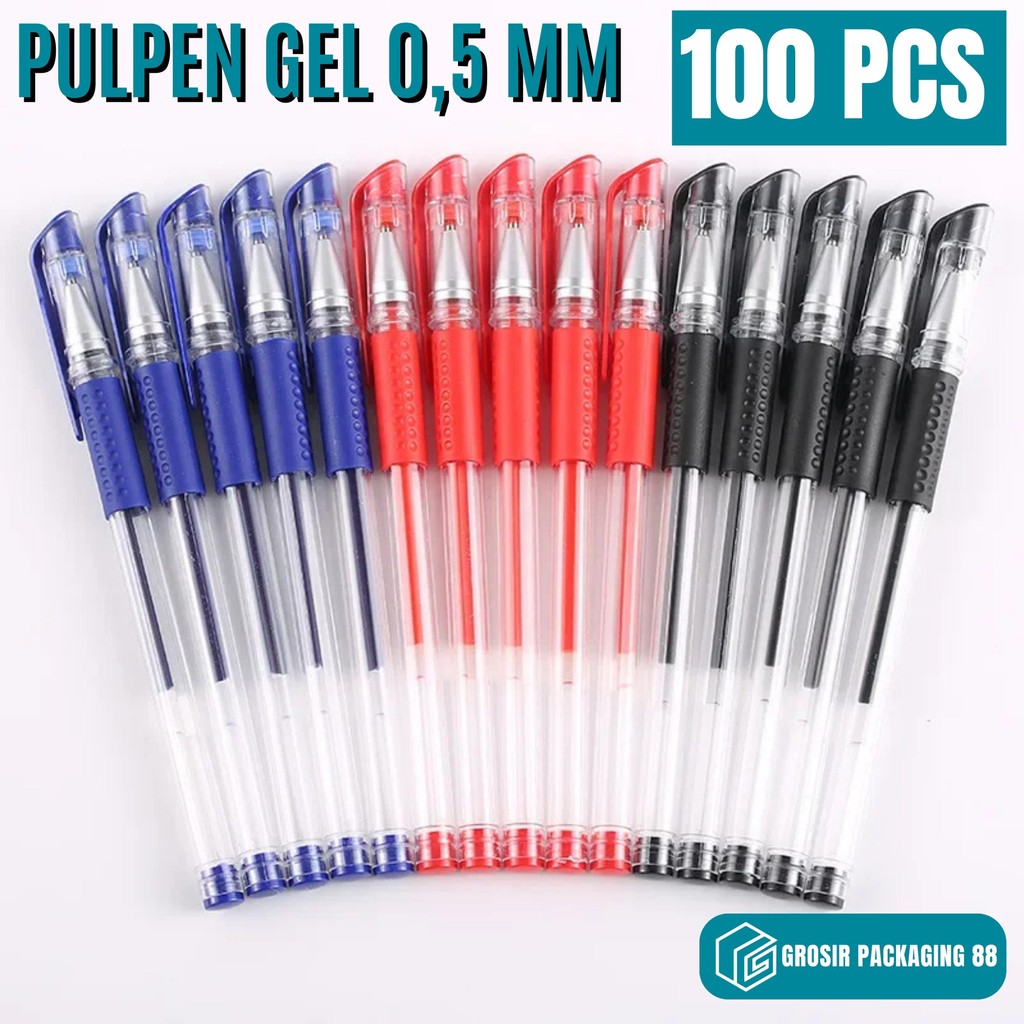 

Pulpen Gel Ink 0.5mm Pena Bolpoin Bolpen Tinta Alat Tulis Perlengkapan Sekolah Kantor Office ATK