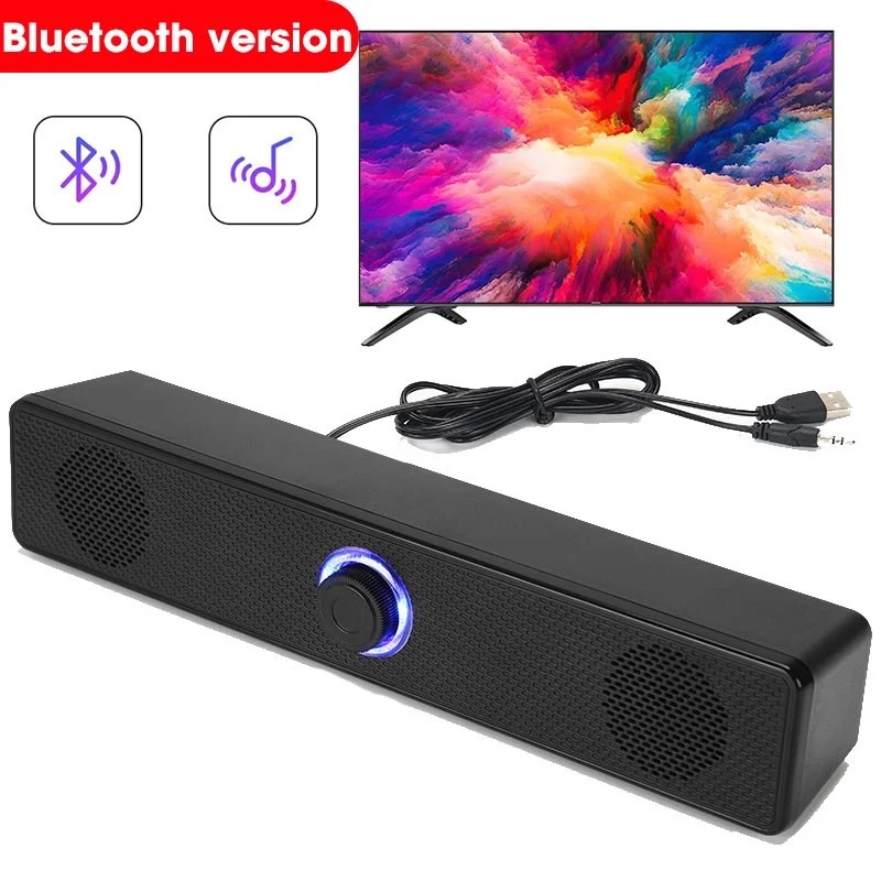 Home Theater Sound System Bluetooth Speaker 4D Surround Soundbar Computer Speaker For TV Soundbar Bo