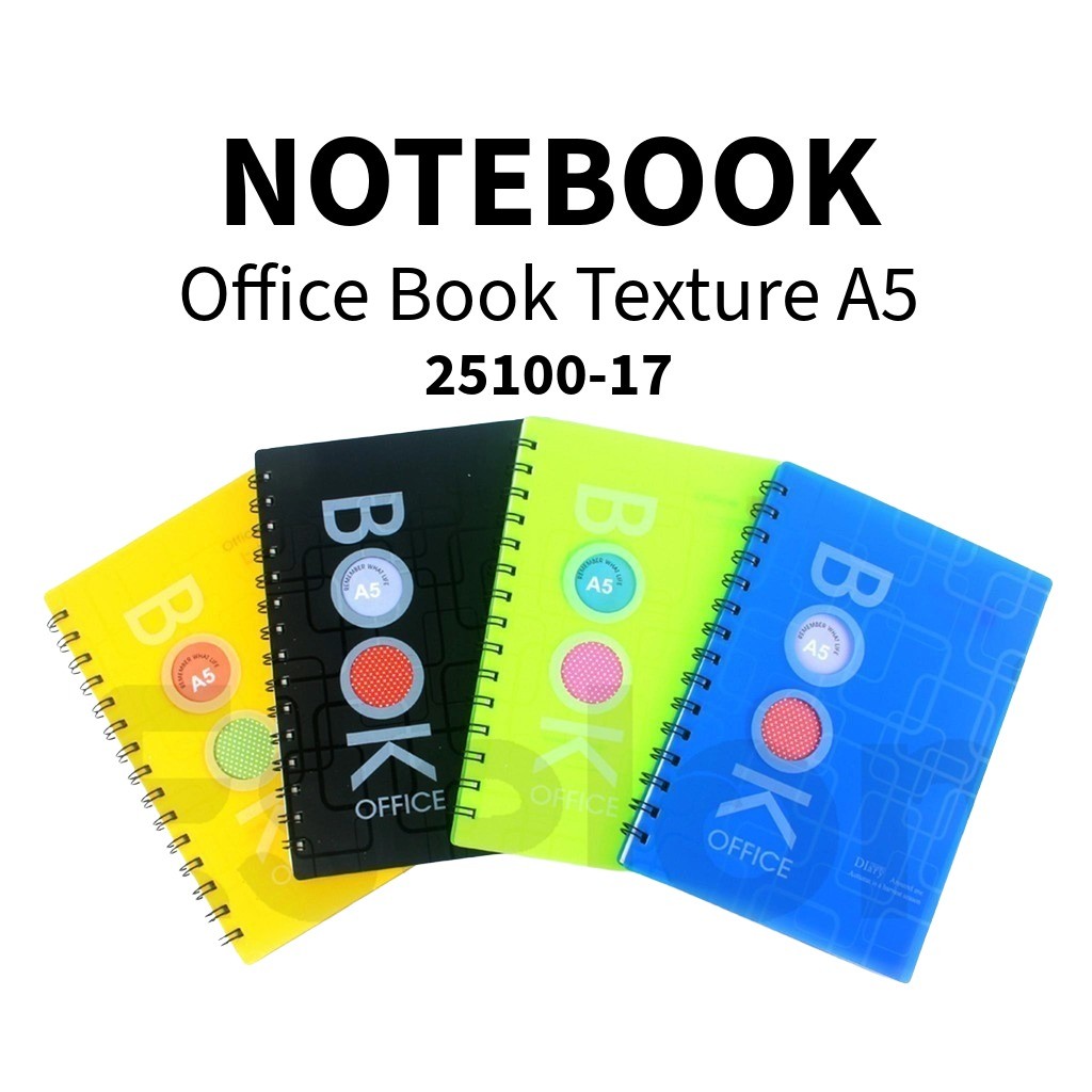 

❤️️Diary Spiral A5 Office BOOK 80lembar 25100-17 / Notebook A5❤️️