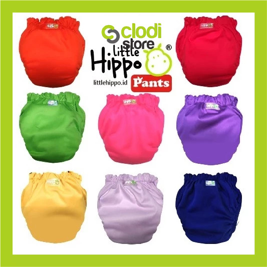 Clodi AIO Pant Popok Kain Bayi Merk Little Hippo Charcoal Eco Clody Ningrat Klodiz Nadnad Free Azza 