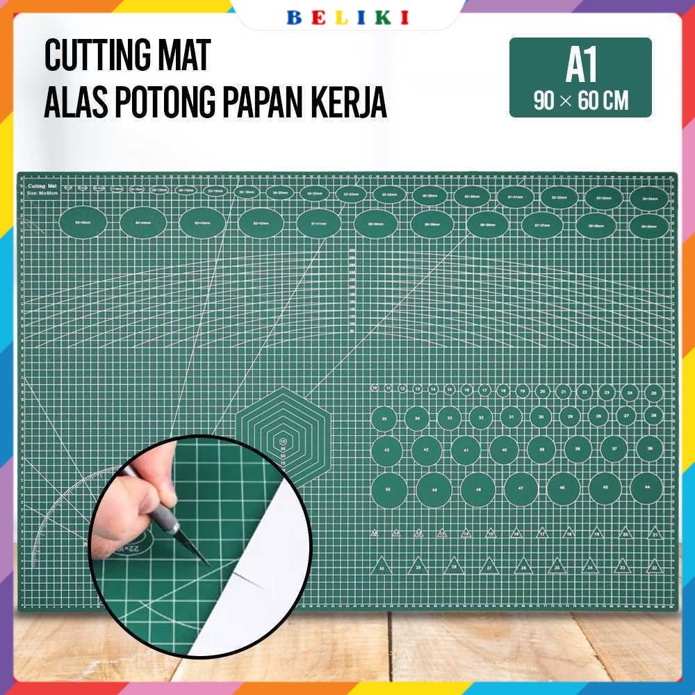 

Working Pad Cutting Mat Alas Potong Papan Kerja A1 90x60cm - QJ4