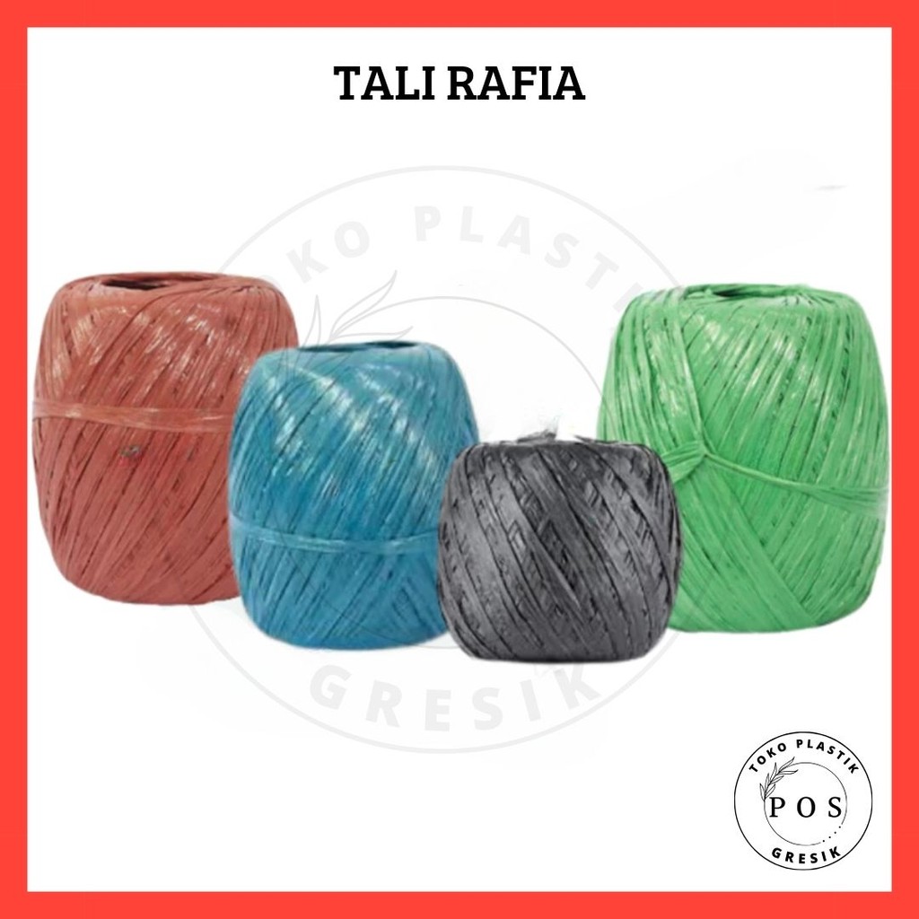 

[1kg ASLI] TALI Rafia KW-1 Super Cantik Warna Terang Berat Ukuran 1 kg Plastik Roll Besar Rumput Jepang ASLI GROSIR Warna Warni Merah Biru Hijau Hitam Putih Kuning
