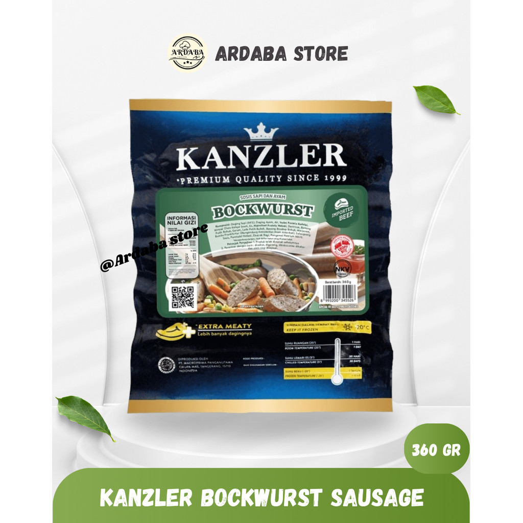 

Kanzler Sosis Bockwurst Isi 5 - ARDABA STORE