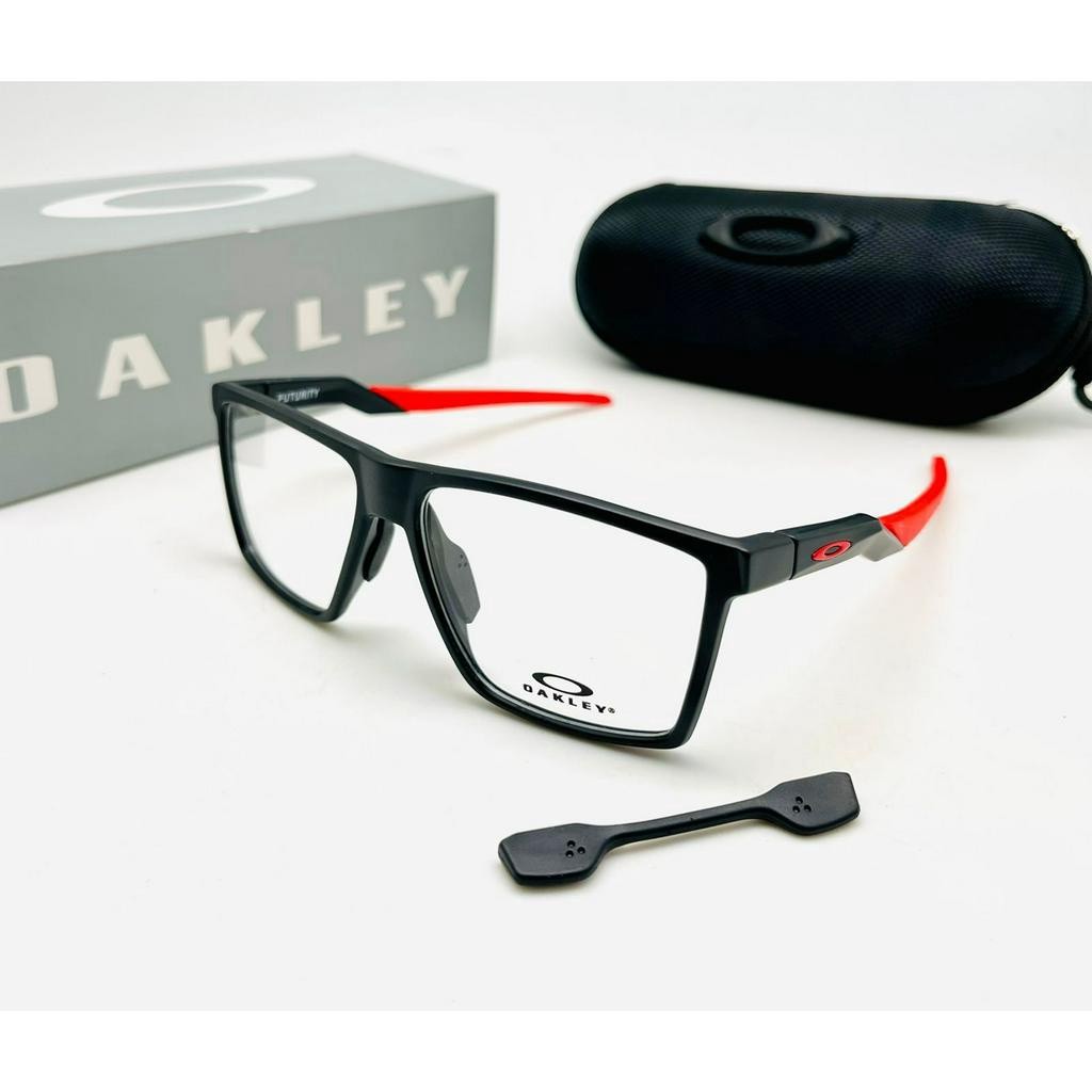 NEW FRAME KACAMATA SPORT PRIA OAKLEY FUTURITY SUPER BLACK RED AUTHENTIC SERIES BEST SELLER FULLSET