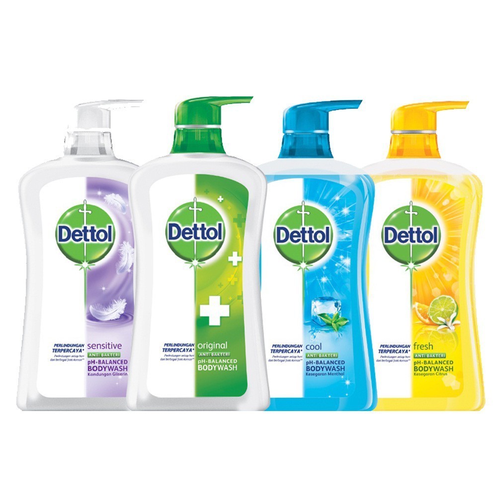DETTOL BODY WASH Botol PUMP  450ML/625ML/950ML