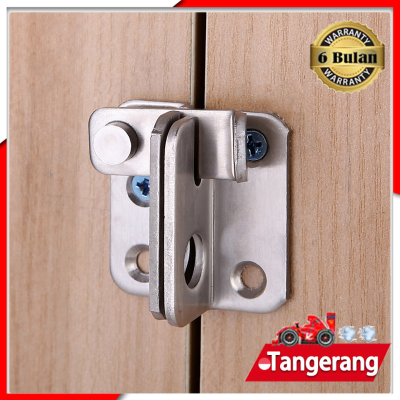 Overpal Gembok Overval / Grendel Pintu Geser / Grendel Gerendel Stainless Steel