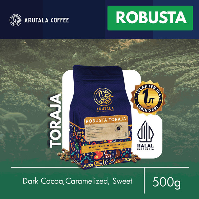 

Arutala - Kopi Toraja Rantebua Robusta 500 gram