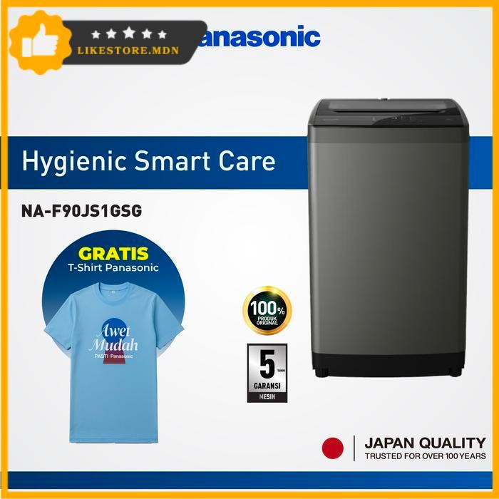 PANASONIC MESIN CUCI 1 TABUNG 9KG NA-F90JS