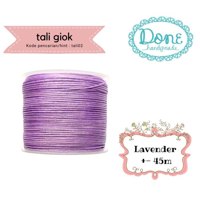 

Done handymade tali giok craft rope diy meronce tali02 straphone rope tali giok gulung tali roll tali kain tali kerajinan tangan tali meronce - red - 45m