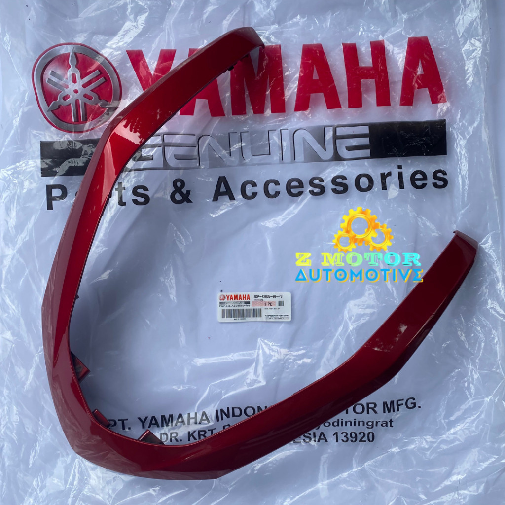 Cover Front Panel Dasi Alis Depan Nmax Lama Old Warna Merah Yamaha Genuine Parts 2DP-F2865-00-P3