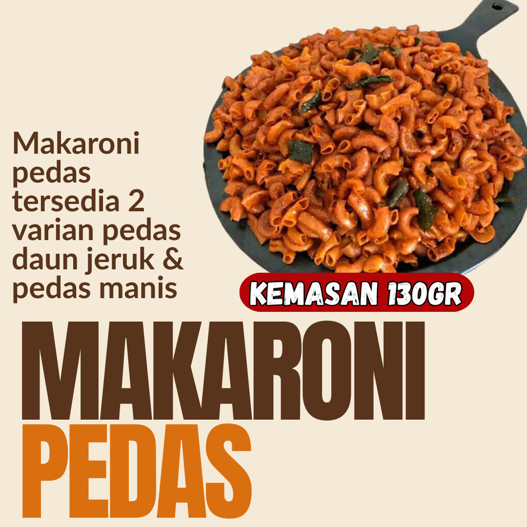 

MAKARONI PEDAS BUMBU CIKRUH DAUN JERUK 130gram